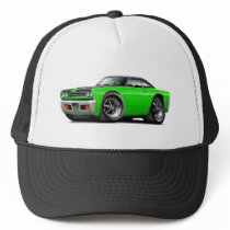 1969 Roadrunner Lime-Black Hood-Top Car Hat