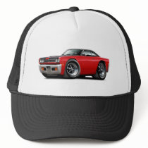 1969 Roadrunner Red-Black Hood-Top Car Hat