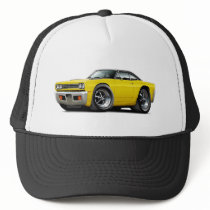 1969 Roadrunner Yellow-Black Top Car Hats
