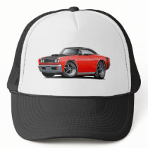 1969 Super Bee Red-Black Top Car Trucker Hat