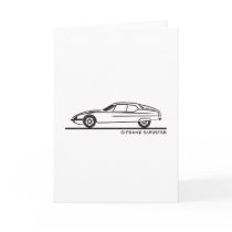 1970 - 1975 Citroën SM Greeting Card