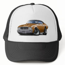 1970-72 Buick GS Brown Black Top Car Trucker Hat