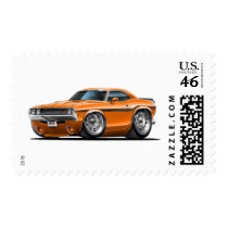 1970-72 Challenger Orange Car Postage