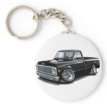 1970-72 Chevy C10 Black Truck Key Chains
