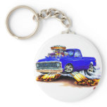 1970-72 Chevy C10 Blue Longbed Keychains