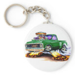 1970-72 Chevy C10 Green Truck Key Chain