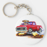1970-72 Chevy C10 Red Truck Keychain