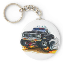 1970-72 Chevy CK1500 Black Truck Key Chains
