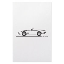 1970-72 Corvette Convertible Stationery Paper