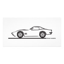 1970-72 Corvette Personalized Photo Card