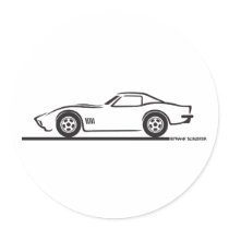 1970-72 Corvette Sticker