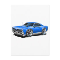 1970-72 Oldsmobile Cutlass 442 Black Car Post Card