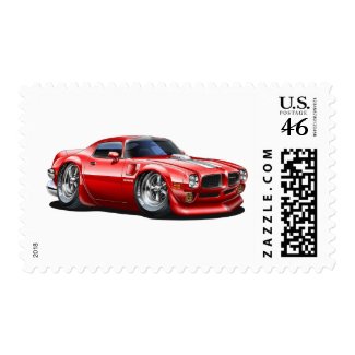 1970/72 Trans Am Red Car stamp