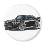 1970-73 Camaro Black Car Magnet
