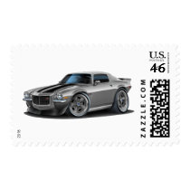 1970-73 Camaro Sil/Blk Car Postage
