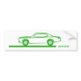1970-74 Duster Green Car Bumper Sticker