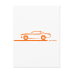 1970-74 Duster Orange Car Postcards
