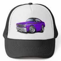 1970-74 Duster Purple-Black Top Car Trucker Hat