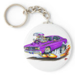 1970-74 Plymouth Duster Purple Car Key Chains