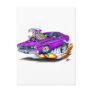 1970-74 Plymouth Duster Purple Car Post Cards