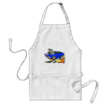 1970 Chevelle Blue-White Car Apron