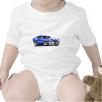 1970 Chevelle Blue-White Car Bodysuit