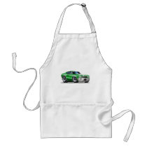 1970 Chevelle Green-White Car Aprons