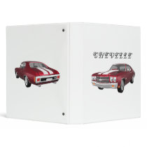 1970 Chevelle Muscle Car: Candy Apple: Binder