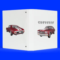 1970 Chevelle Muscle Car: Candy Apple: Binder