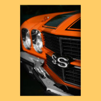 1970 Chevelle S396 Orange posters