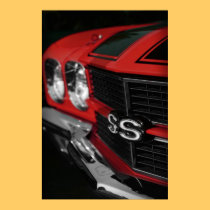 1970 Chevelle SS396 Red posters