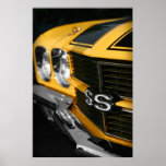 1970 Chevelle SS 396 Yellow Poster