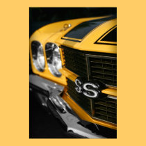 1970 Chevelle SS 396 Yellow posters