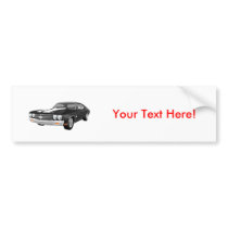 1970 Chevelle SS: Black Finish: Bumper Sticker