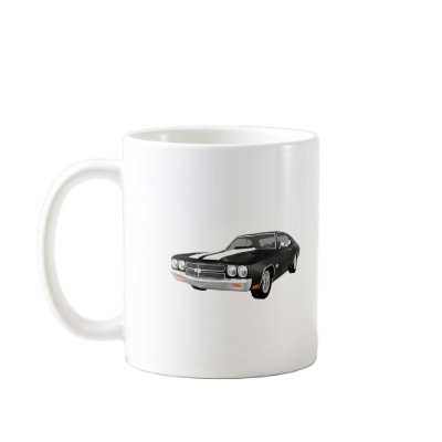 1970 Chevelle SS: Black Finish: Mugs by spiritswitchboard