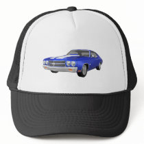 1970 Chevelle SS: Blue Finish: Trucker Hats