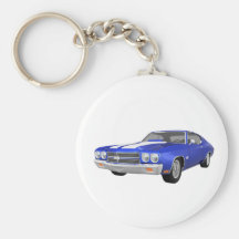 1970 Chevelle SS: Blue Finish: Key Chain