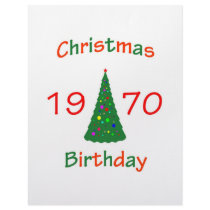 1970 Christmas Birthday letterhead