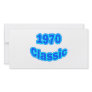 1970 Classic Blue Personalized Photo Card