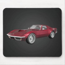 1970 Corvette: Candy Apple Finish: Mousepad