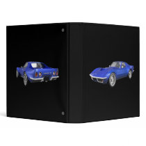 1970 Corvette Sports Car: Blue Finish: Binder