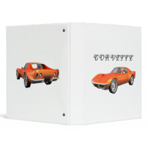 1970 Corvette Sports Car: Orange Finish: Binder