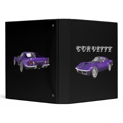 1970 Corvette Sports Car: Purple Finish: Binder by spiritswitchboard