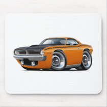 1970 Cuda AAR Orange Car Mousepads