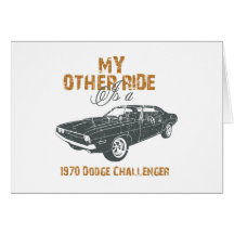 1970 Dodge Challenger Greeting Card