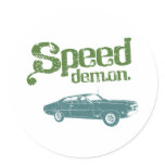 1970 Ford Torino Cobra 429 Round Sticker