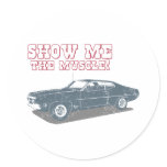 1970 Ford Torino Cobra 429 Round Sticker