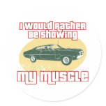 1970 Ford Torino Cobra 429 Round Sticker