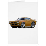 1970 GTO Judge Gold Car Card