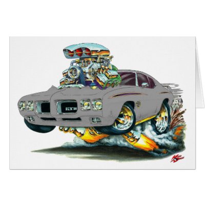 1970 Gto Judge. 1970 GTO Judge Grey Car Cards